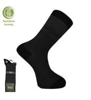 Bambu Erkek Çorabı - Tumaniş - Siyah (17104-R1)