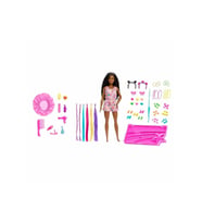 Barbie Eğlenceli Saçlar Oyun Seti HHM39