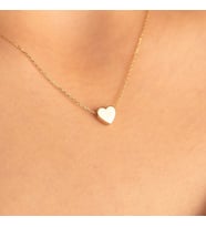 Altın Renk Minimal Kalp Kolye Kadın Kız Bayan Zincir Kolye Yeni Sezon Hediyelik Aksesuar Takı Gold Sade Moda Trend Taşsız Güzel Şık Zarif Retro Kombine Uyumlu Doğum Günü Yıldönümü Eşe Hanıma Sevgiliye Kız Kardeşe Arkadaşa Dosta Hediye
