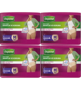 Depend Emici Külot Hasta Bezi Avantaj Pk Orta Kadın 64 Adet