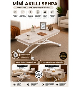 Mini Juppo Mdf Oval Lizbon Köşe Alt Ayak Beyaz Dışa Kıvrım