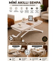 Mini Juppo Mdf Oval Lizbon Köşe Alt Ayak Beyaz Dışa Kıvrım