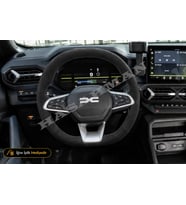 Dacia Duster Dikme Direksiyon Kılıfı Alcantara Süet Monza Black 2024-2026