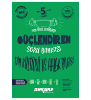 Ankara Yayıncılık 5.Sınıf Güçlendiren Din Kültürü ve Ahlak Bilgisi Soru Bankası (Çok Renkli)