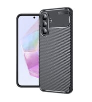 Samsung Galaxy A36 Kılıf Karbon Silikon Case Kapak (Siyah)