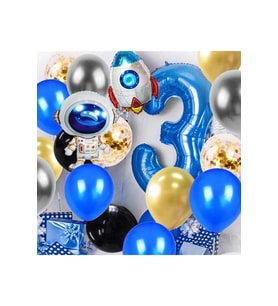 Çıtıpıtıstore Uzay Temalı Balon Set