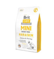 Brit Care Mini Hair Skin Somonlu Tahılsız Köpek Maması 2 kg