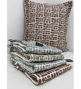 NİVEMESHOME KIRLENT KILIFI 45X45 LİSA 01 KİREMİT