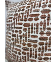 NİVEMESHOME KIRLENT KILIFI 45X45 LİSA 01 KİREMİT