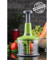 Chopper El Robotu Bıçak Korumalı FMA017561 İpli Manuel Sebze Doğrayıcı, Soğan, Sarımsak ve Meyve Rondosu