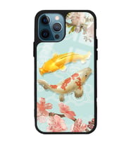 iPhone 13 Pro Max Uyumlu Koi Balığı Tasarımlı Glossy Telefon Kılıfı