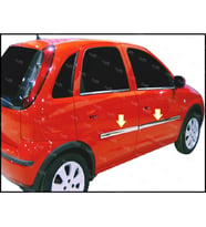Opel Corsa C Krom Yan Kapı Çıtası 4 prç. 2000-2007 Arası P. Çelik