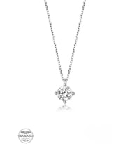SWAROVSKİ TAŞLI  CRYSTAL 925 AYAR GÜMÜŞ KOLYE