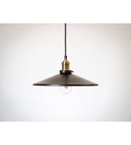 RİOLİGHT RETRO24,RUSTİK MUTFAK,ODA,KOLİDOR,CAFELER İÇİN TEKLİ E27 DUYLU METAL SARKIT AVİZE ÇAP:38CM (Siyah)