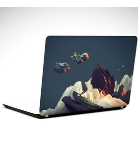 İllüstrasyon Laptop Sticker 19 inch (40,5X27CM)