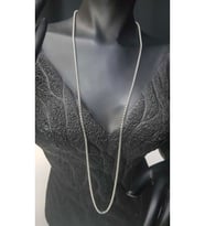 Unisex Yuvarlak Sık Iç Içe Halka Model Çelik Erkek 3mm-80 Cm Uzunluk Orta Kalınlıkta Kolye