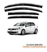 Volkswagen Golf 6 Kromlu Cam Rüzgarlığı Niken