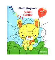 4-5 Yaş Akıllı Boyama Sihirli Harfler Uçanbalık Yayınları