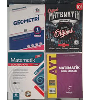 EİS - ORJİNAL MATEMATİK - BİLGİ SARMAL - KAREKÖK YAYINLARI TYT - AYT - 10.SINIF GEOMETRİ - MATEMATİK SORU BANKASI ( 2.EL )