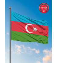 Azerbaycan Ülke Bayrağı 100 x 150 cm - Raşel Kumaş 1. Kalite