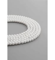 Cam Parlak Beyaz Küre Kesim 4mm Dizi