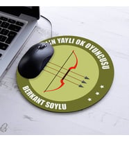 Yılın Yaylı Ok Oyuncusu İsme Özel Yuvarlak Mousepad