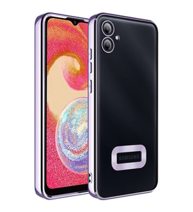 Samsung Galaxy A05 Uyumlu Kılıf Kamera Korumalı Logo Gösteren Zore Omega Kapak