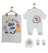 Pia Baby Gl 2200 İsme Özel Battaniyeli Tulum Set