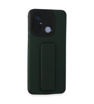 Redmi 12C Kılıf Mega Standlı Silikon - Yeşil