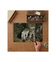 Dağ - Orman - Kayalıklar Tasarımı 240 parça Ahşap Puzzle Ahşap Kutuda MP06999