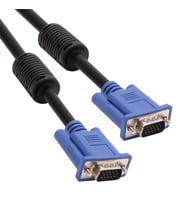 Vcom CG341AD-20.0 Mavi Konnektör Siyah 20MT Vga-M-Vga-M Kablo