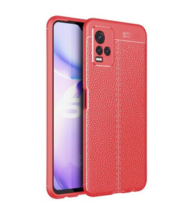 Vivo Y21s Kılıf Auto Focus Kapak - Kırmızı