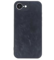 Newface Apple iPhone 16E Kılıf Aras Deri Kapak - Lacivert