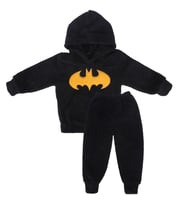 Erkek Çocuk Siyah Batman Nakışlı Welsoft 2'li Takım