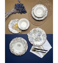 Kadıkızı Triana 24 Parça 6 Kişilik Fine Stoneware Yemek Takımı