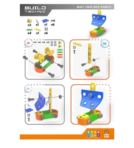 Sök Tak 22 Parça Yelkenli Build Technic - 4100101-2-22 - 1 ADET