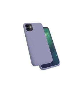 Apple iPhone 11 Pro Max Uyumlu Kılıf Zore Silk Silikon (Lila)
