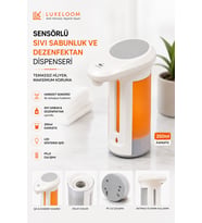 LUXELOOM Sensörlü Otomatik Sıvı Sabun ve Dezenfektan Dispenseri 350ml