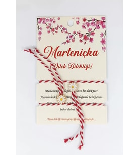 Marteniçka Bileklik 2'li Papatya Model
