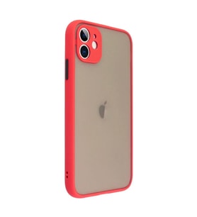 iPhone 11 6.1inç Kamera Korumalı Premium Silikon Kılıf (Kırmızı)