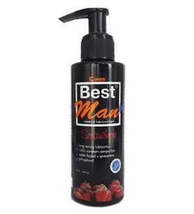 Cabs Best Man Su Bazlı Çilek Aromalı Kayganlaştırıcı Jel 150 ml