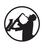 Miyrem Sticker Serisi Caz Müzik Temalı (Tip 1) (Siyah)