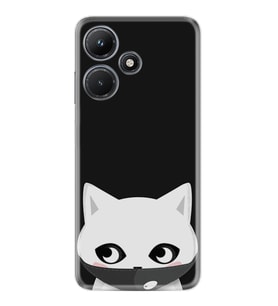 Infınix Hot 30i Kılıf Silikon Desen Özel Seri Pandemi Cat 1729