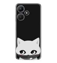 Infınix Hot 30i Kılıf Silikon Desen Özel Seri Pandemi Cat 1729
