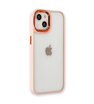 Apple İphone 14 Plus Kılıf Dora Kapak - Pudra