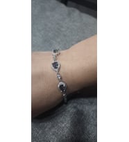 925 Ayar Gümüş Topaz Taşlı Bileklik