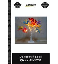 Özel Üretim Aydınlatma Ev Dekorasyon Hediyelik Salon Aksesuarı Dekoratif Ledli Çiçek Alk1731
