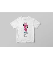 Şaşkın Minnie Mouse Tişörtü ( Çocuk - Büyük ) Kişiye Özel