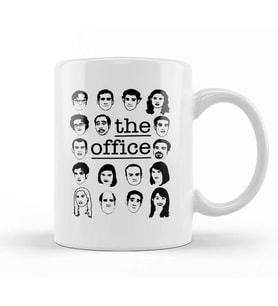 The Office Faces Kupa Bardak Porselen