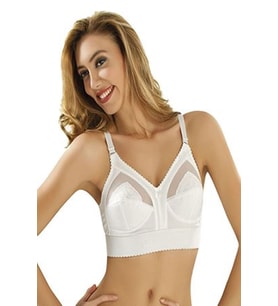 Mulvxbrf Brf02 Beyaz Mideli Toparlayıcı Sütyen - 504 (Mulvix)